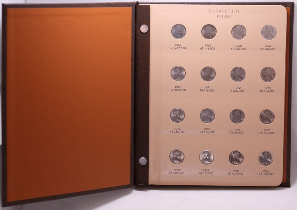Complete Set of Australian Decimal Coins in Dansco Supreme Album 1966-1981 Unc product image
