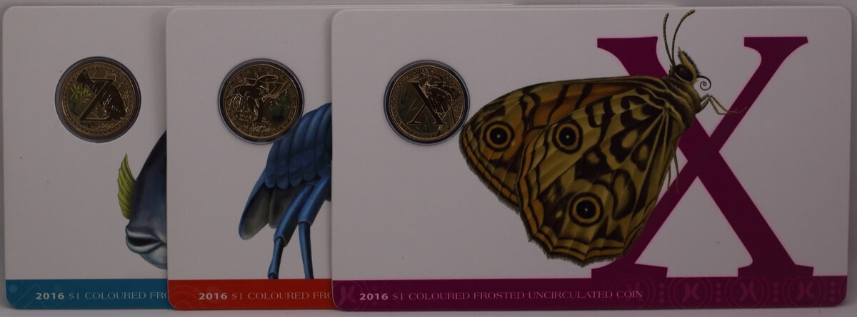 2016 1 Dollar Uncirculated 26 Coin Set Alphabet Animals product image