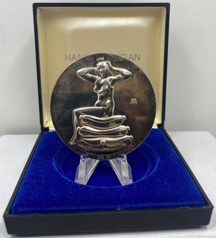 1975 Georg Jensen Silver Medal Set Hans Christian Andersen product image