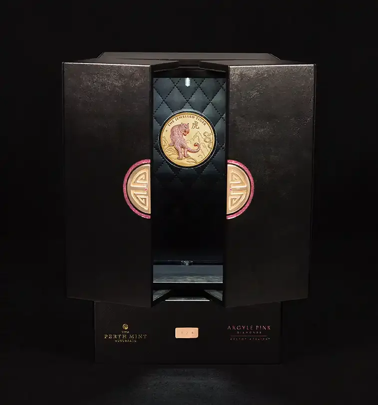 2020 Gold 10oz Proof Jewelled Tiger Masterpiece Coin product image