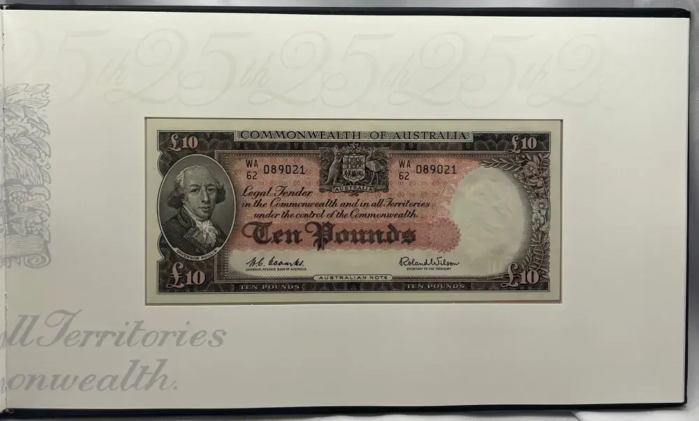 1991 Banknote Portfolio 25th Anniversary Of Decimal Currency product image