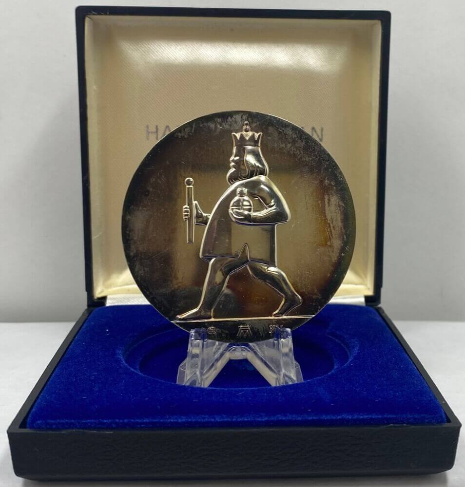 1975 Georg Jensen Silver Medal Set Hans Christian Andersen product image
