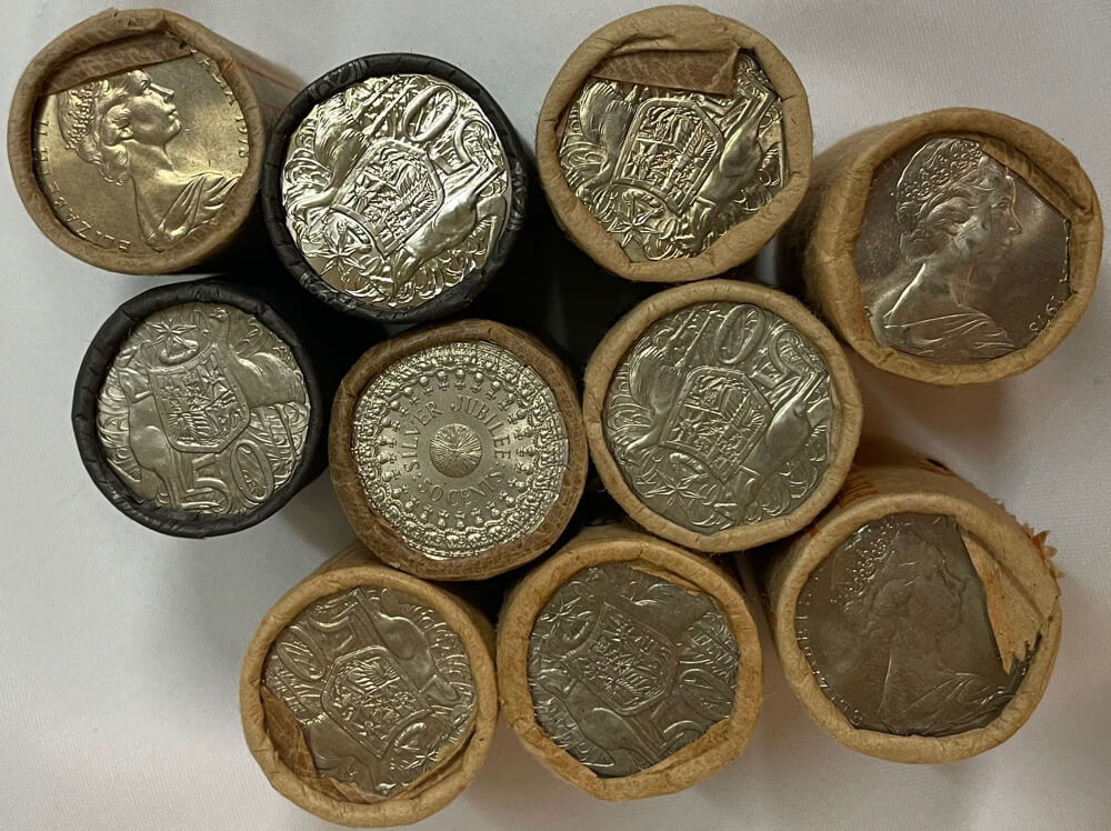 1966-1988 Comprehensive Collection of Australian Decimal RAM Coin Rolls product image