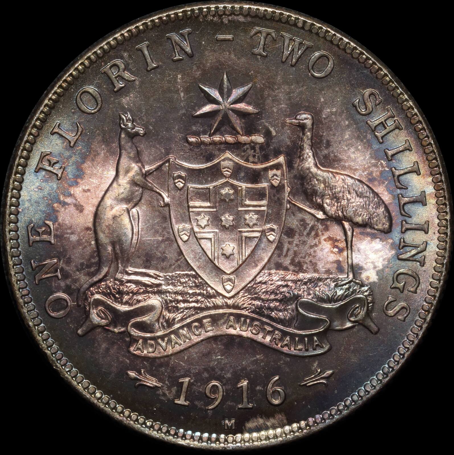 1916 Melbourne Specimen Silver 4 Coin Set in Presentation Case PCGS SP64 ~ SP67+ product image