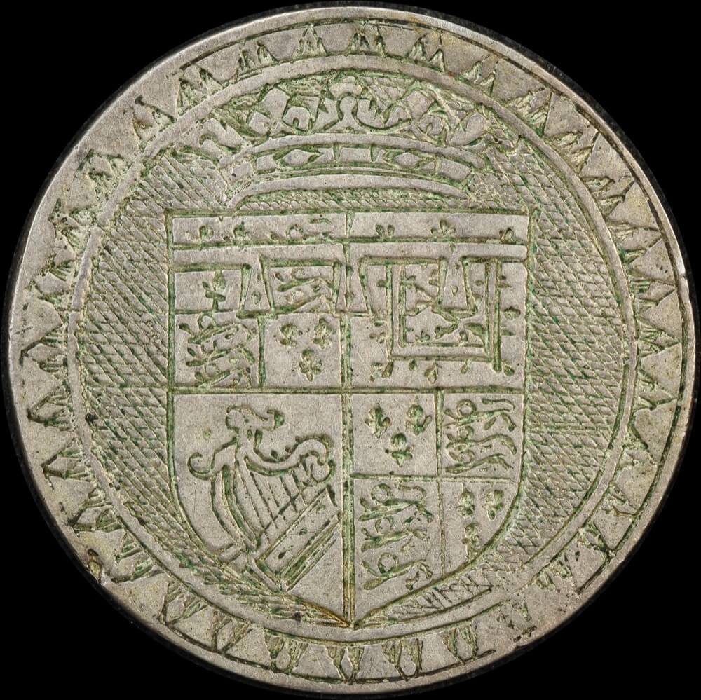 Part Set of 5 Silver 17th century Gaming Counters by Simon van de Passe product image