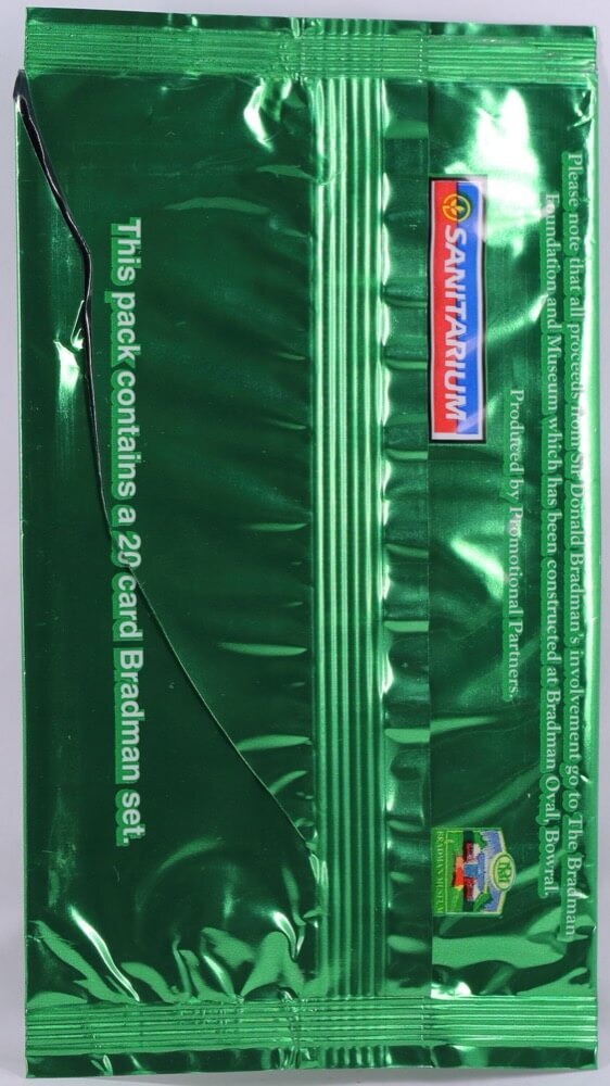 1996 Don Bradman Signed Complete Set of 20 Weetbix Cards With Certificate product image