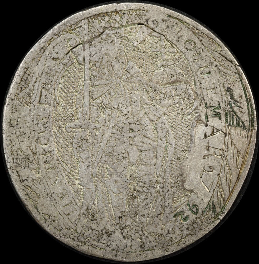 Part Set of 5 Silver 17th century Gaming Counters by Simon van de Passe product image