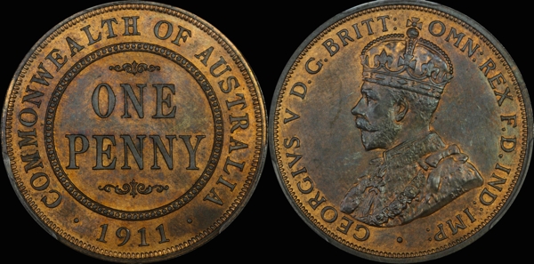 Rare 1911 Penny Specimen