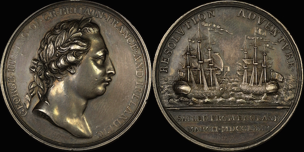 The 1772 Silver Resolution and Adventure Medallion