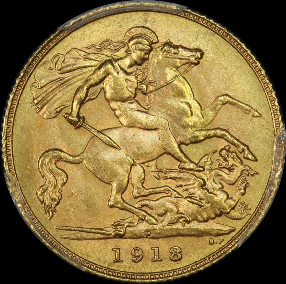 1918 Perth Half Sovereign