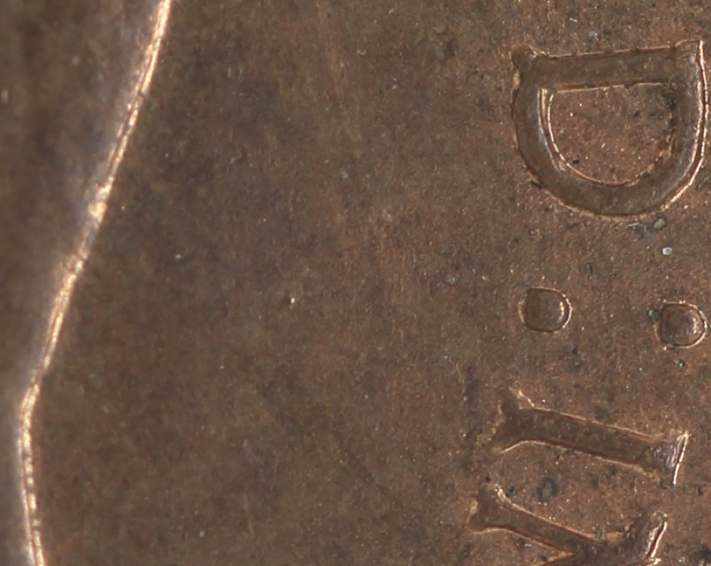 Diamond Mark on 1943 Bombay Penny