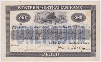 Pre Federation Issued Banknote