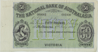 Pre Federation Specimen Banknote