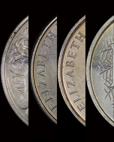 Rims of Specimen Coins in 1966 VIP Coin Set