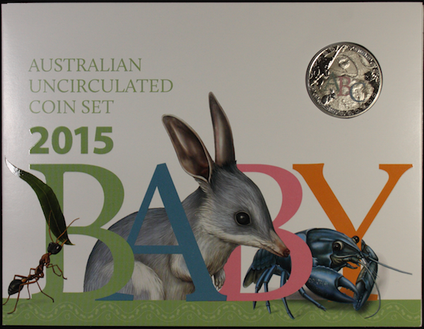 2015 Baby Mint Coin Set Certificate