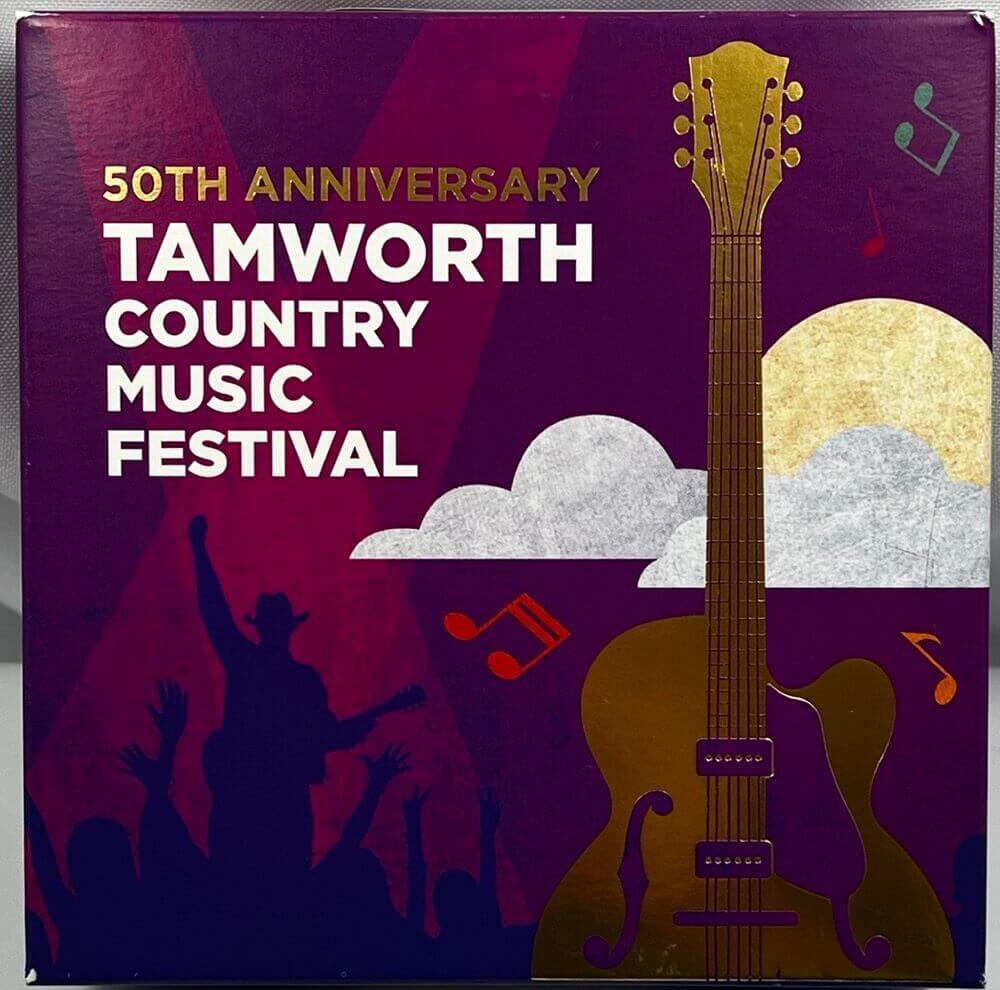 2022 50 Cent Silver Proof Tamworth Country Music Festival Selectively Gold Plated product image
