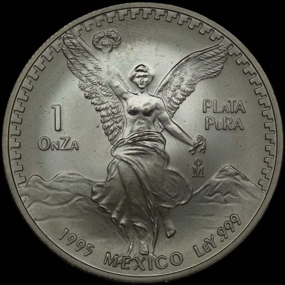 Mexico 1995 Silver 1oz Onza Uncirculated product image