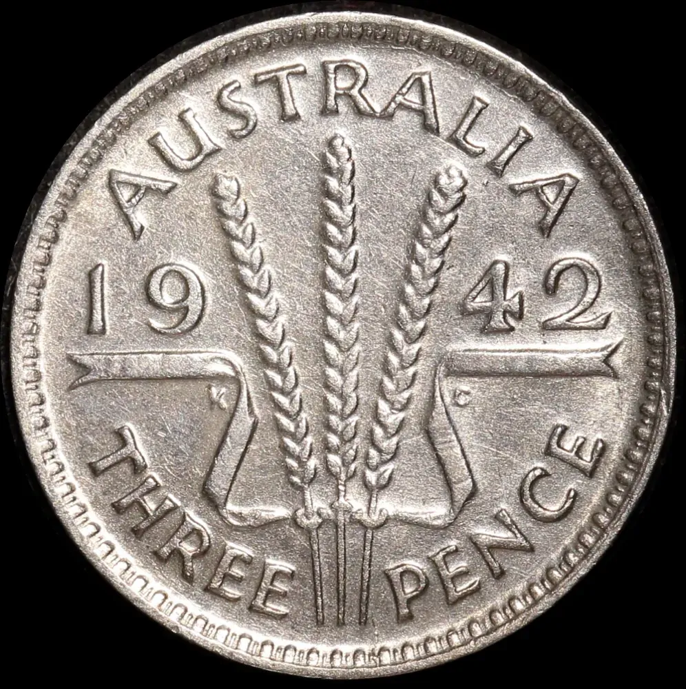 1942 Threepence Very Fine product image