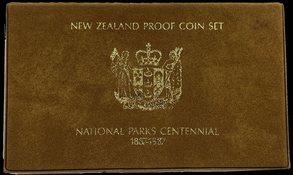 New Zealand 1987 Proof Coin Set - National Parks Centennial product image
