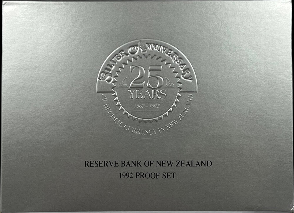 New Zealand 1992 Proof Coin Set - 25 Years of Decimal Currency product image