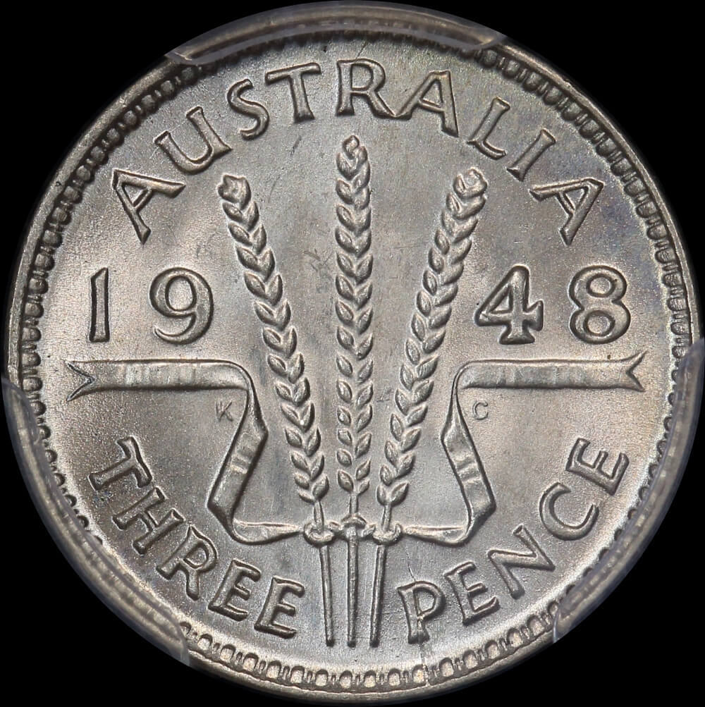 1948 Threepence Choice Unc (PCGS MS64) product image