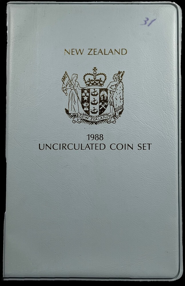 New Zealand 1988 Uncirculated Coin Set - Yellow-eyed Penguin product image
