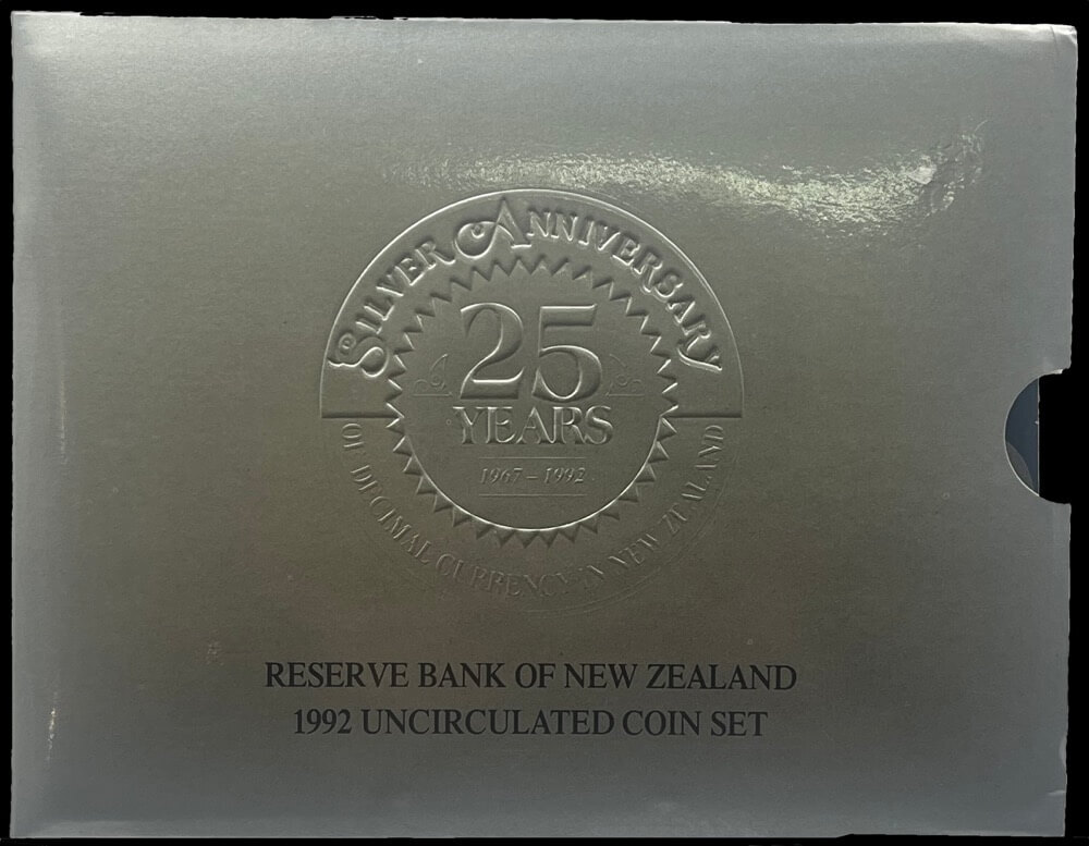 New Zealand 1992 Uncirculated Coin Set - 25 Years of Decimal Currency product image