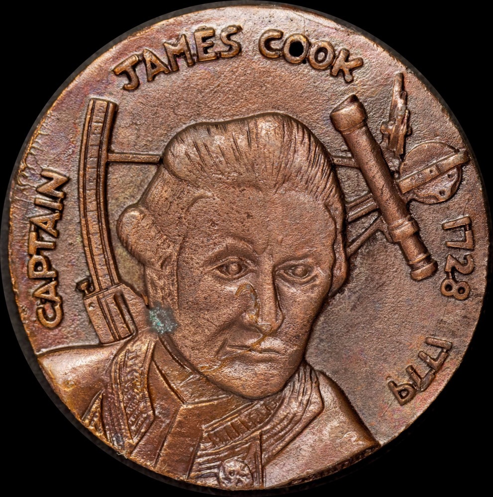 1970 Bronze Medallion Captain Cook Bicentenary Commemorative product image