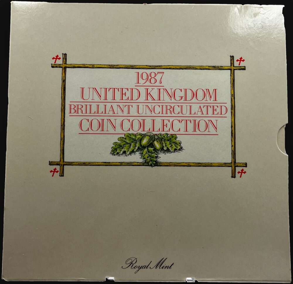 United Kingdom 1987 Uncirculated 7 Coin Set product image
