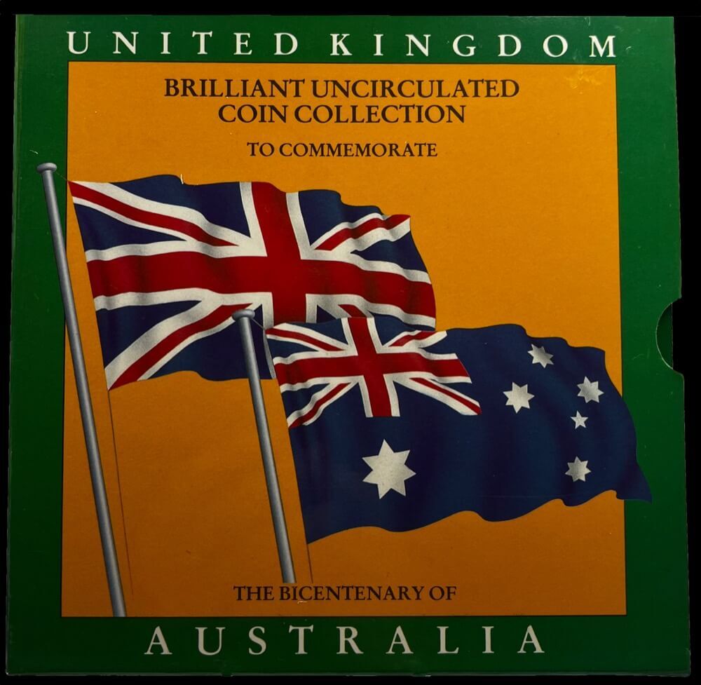 United Kingdom 1988 Uncirculated 7 Coin Set - Bicentenary of Australia product image