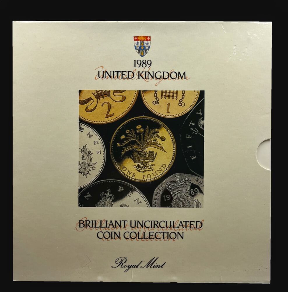 United Kingdom 1989 Uncirculated 7 Coin Set product image