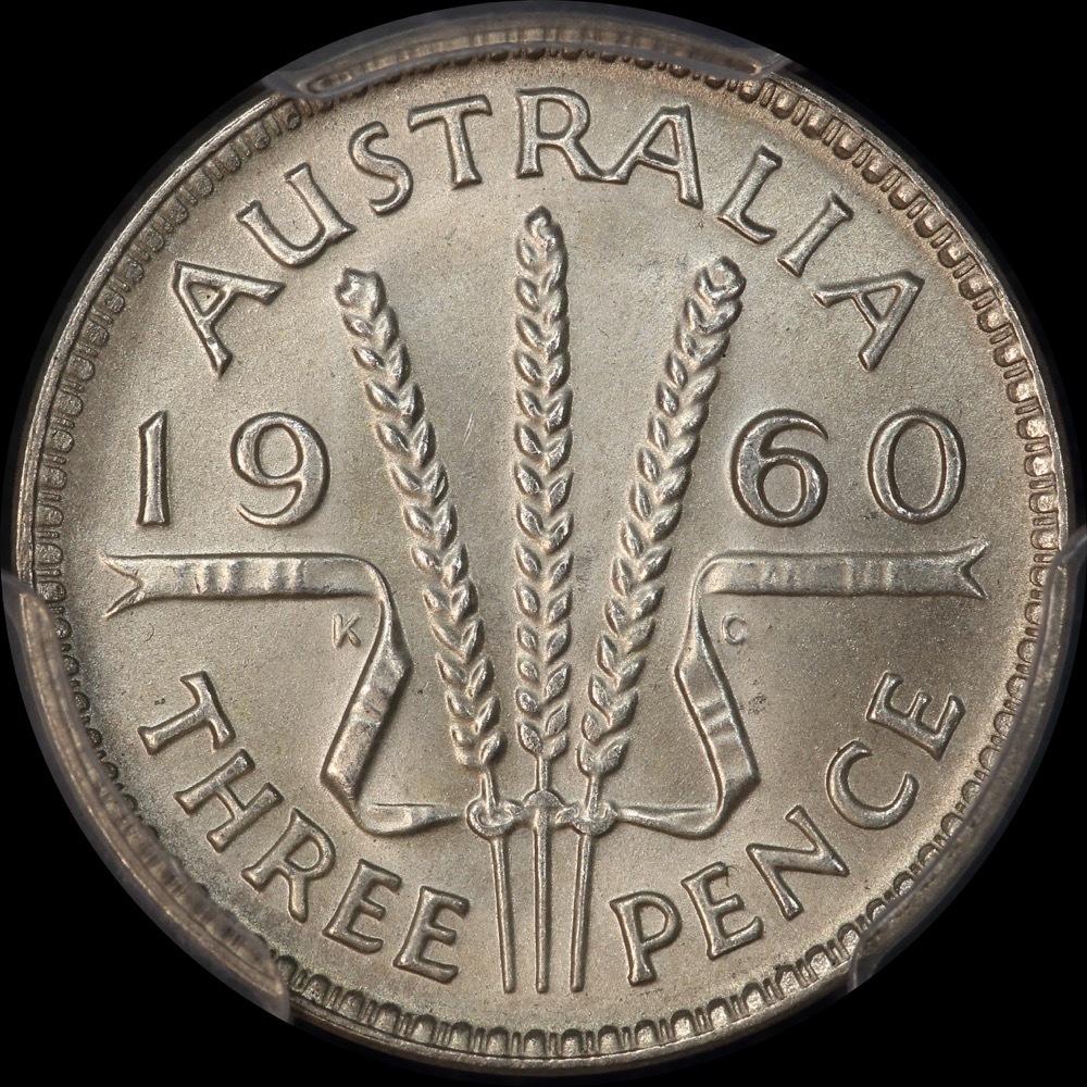 1960 Threepence Gem Unc (PCGS MS66) product image