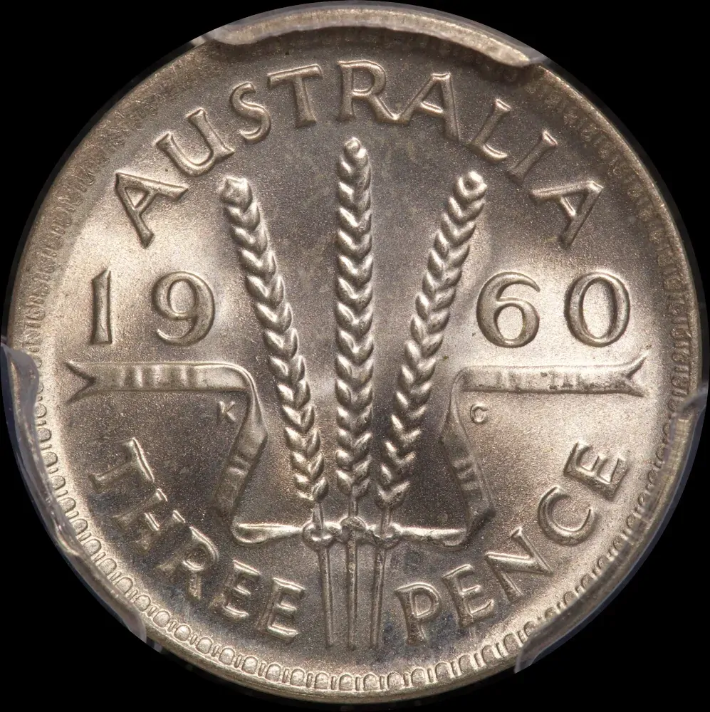 1960 Threepence Gem Unc (PCGS MS67) product image