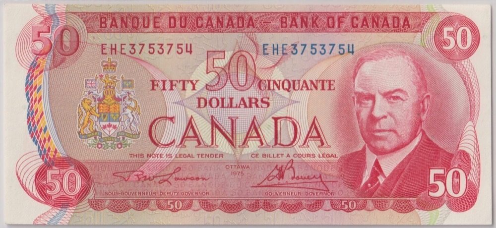 Canada 1975 50 Dollars Lawson/Bouey P#90a Choice Unc PCGS 64 PPQ product image
