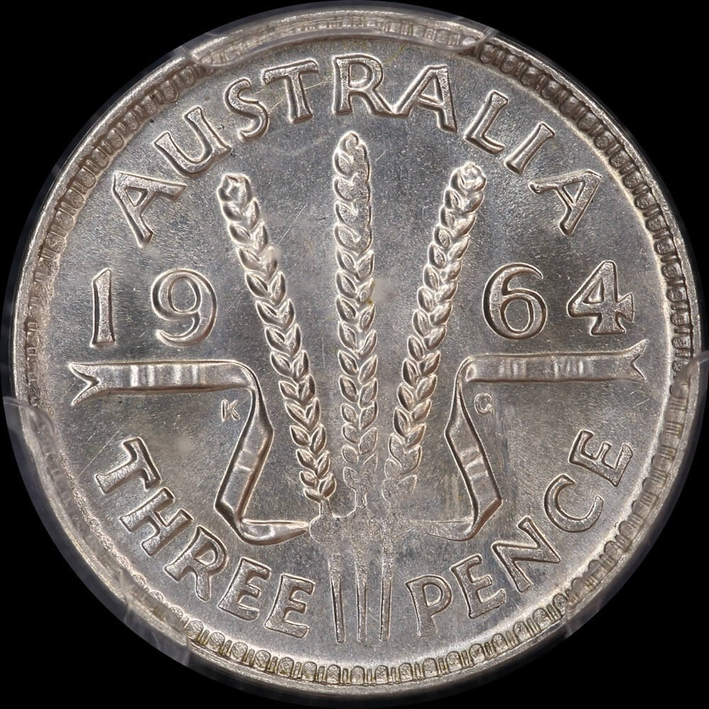 1964 Threepence Gem Unc PCGS MS66 product image