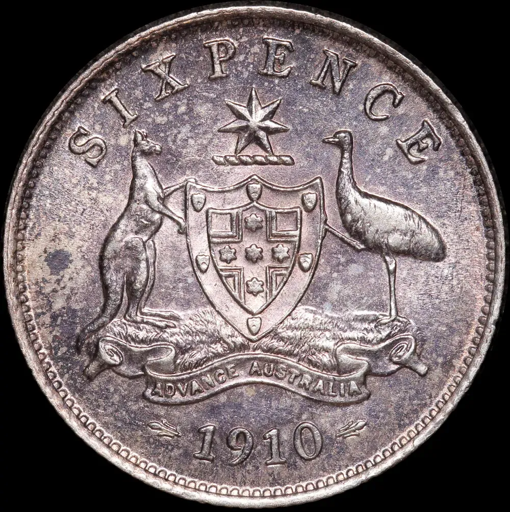 1910 Sixpence Extremely Fine product image