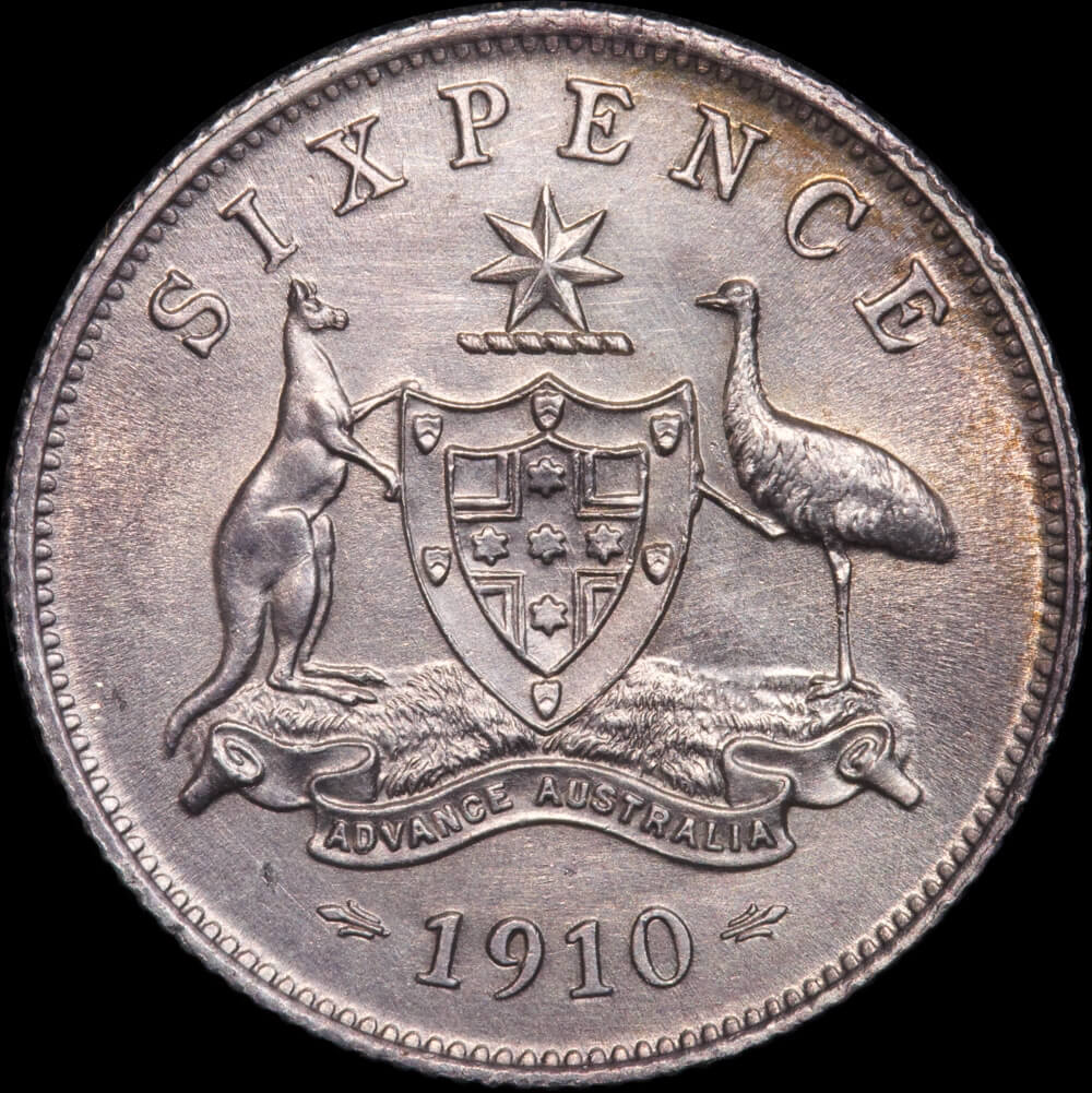 1910 Sixpence Uncirculated product image