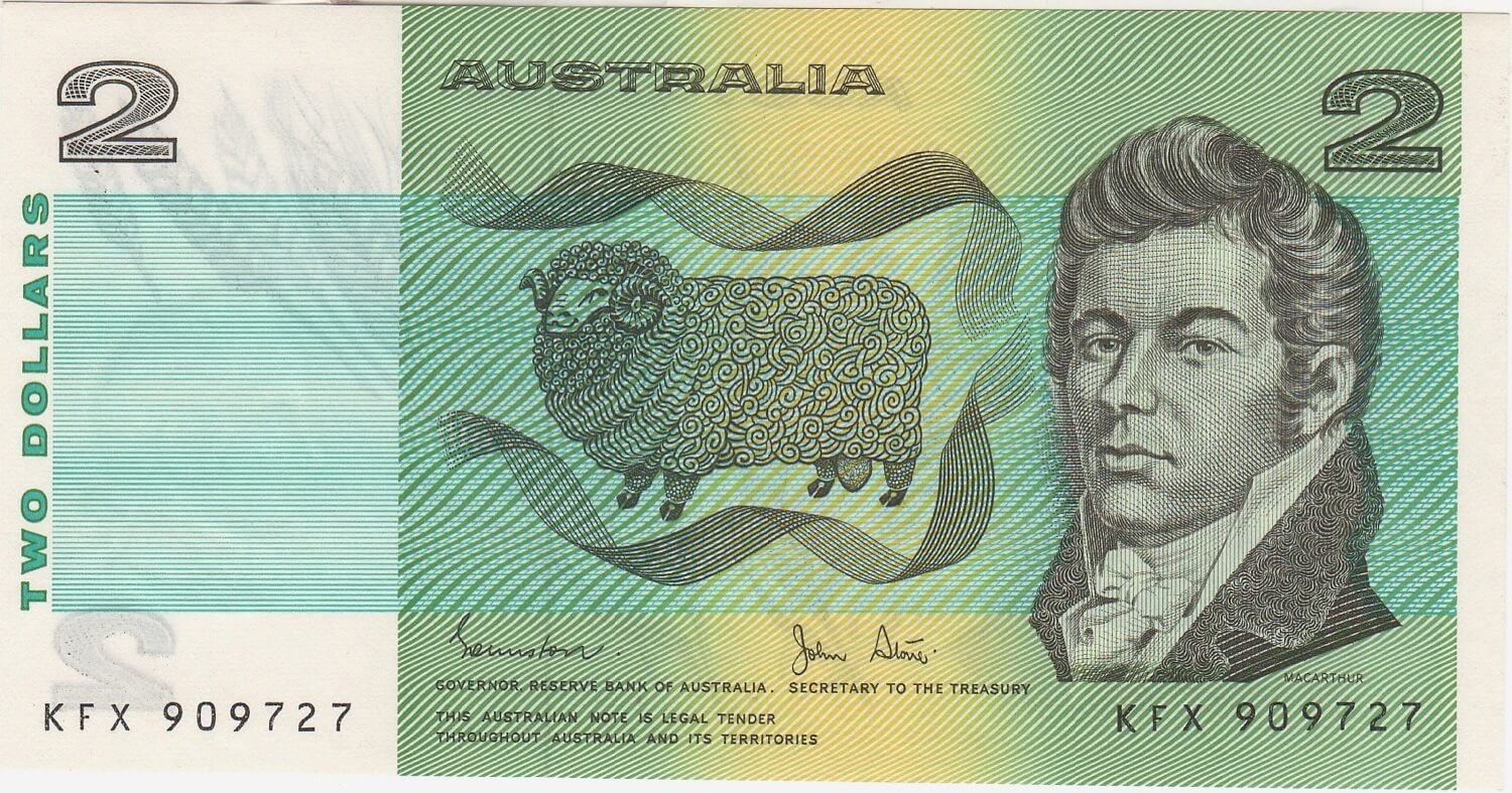 1983 $2 Note Johnston/Stone R88 Uncirculated product image