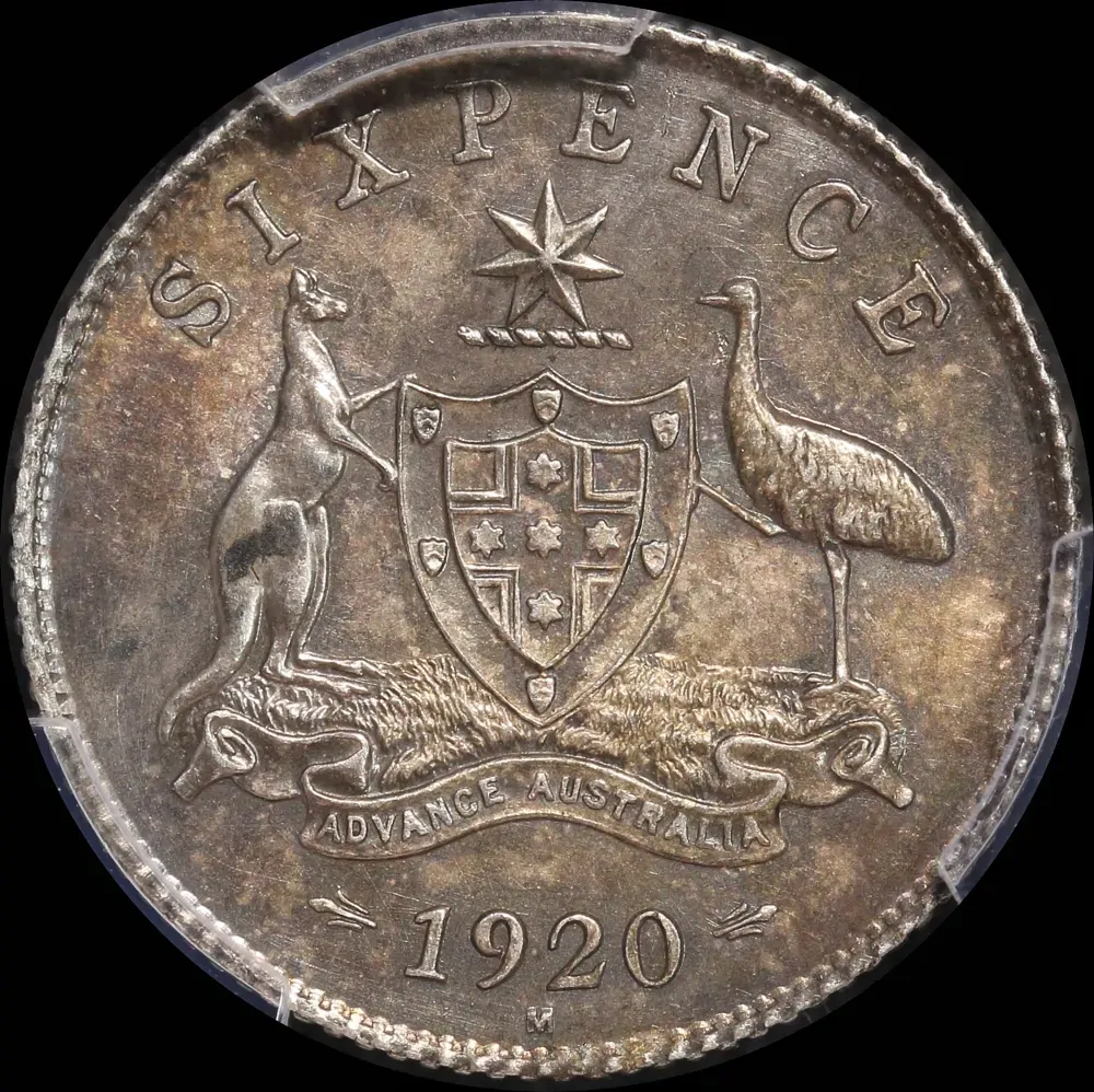 1920 Sixpence Uncirculated (PCGS MS62) product image