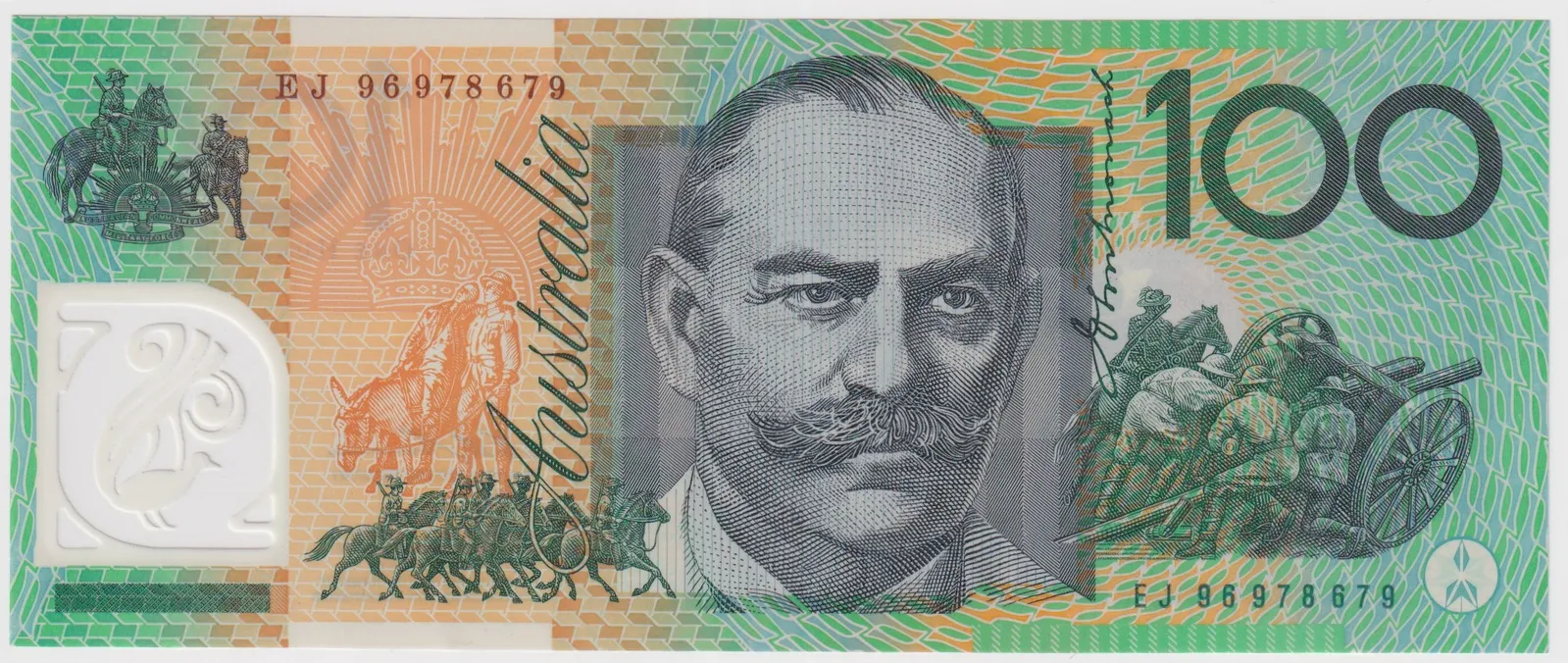 Australia 1996 $100 Fraser/Evans R616a Uncirculated product image