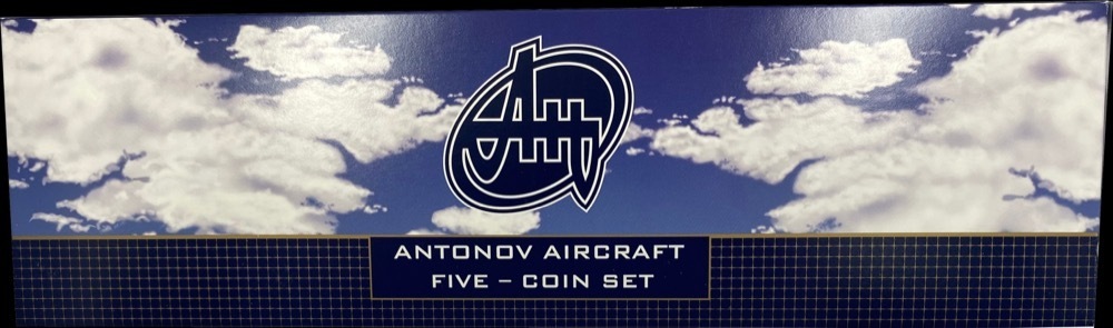 Cook Islands 2008 Gilded 1oz 5 Coin Proof Set - Antonov Aircraft product image