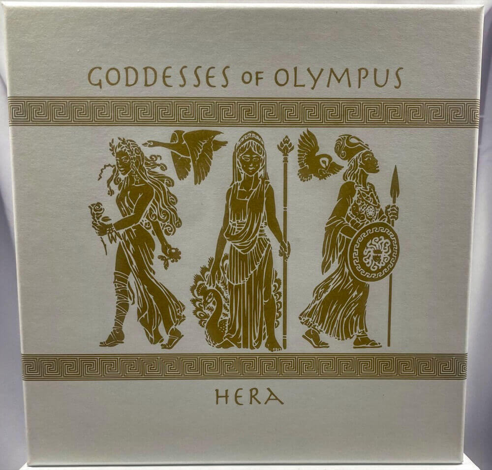 Tuvalu 2015 2oz Silver Proof Coin Goddesses of Olympus - Hera product image