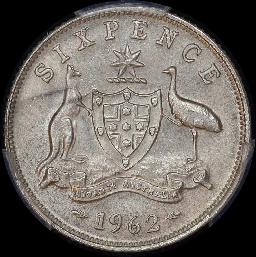 1962 Sixpence Gem Unc (PCGS MS66) product image