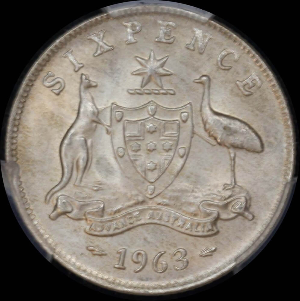 1963 Sixpence Gem Unc (MS66) product image