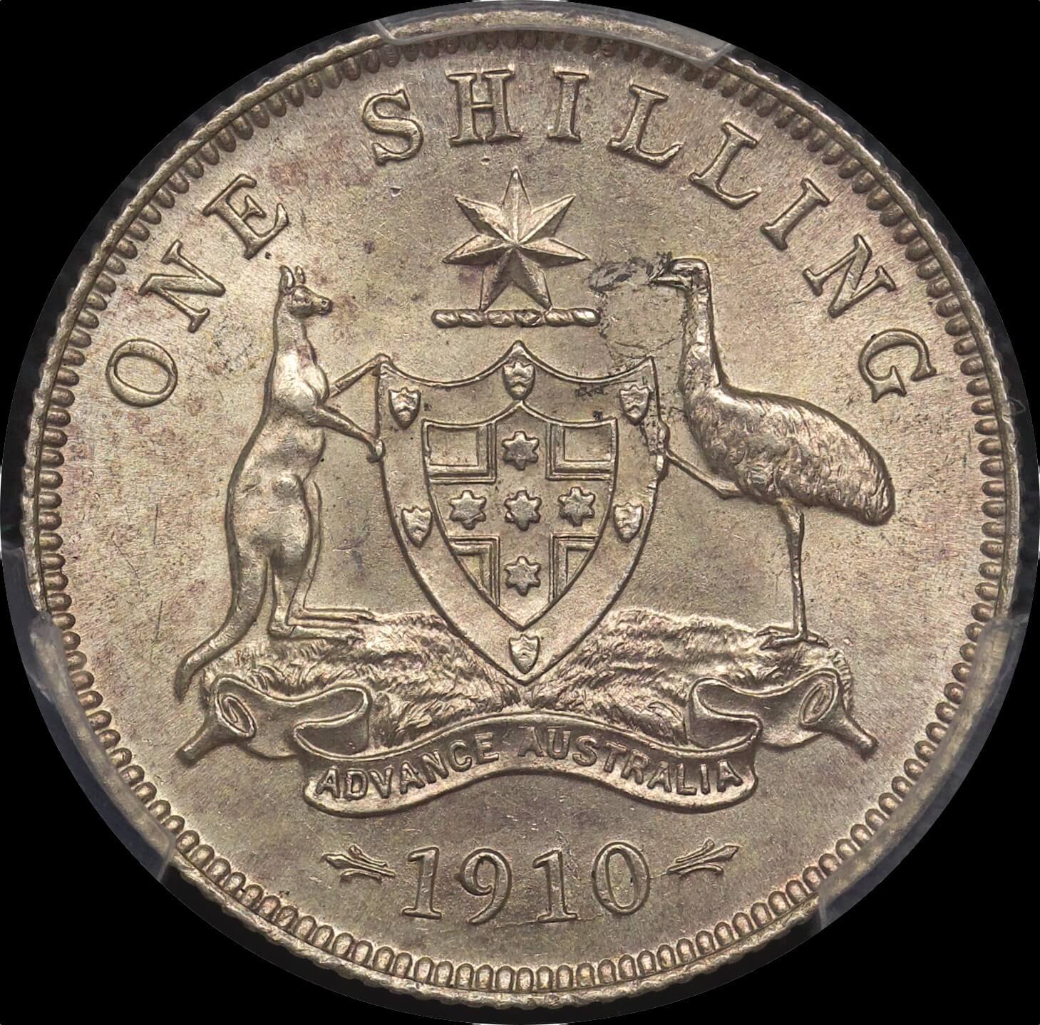 1910 Shilling Choice Unc (PCGS MS63) product image