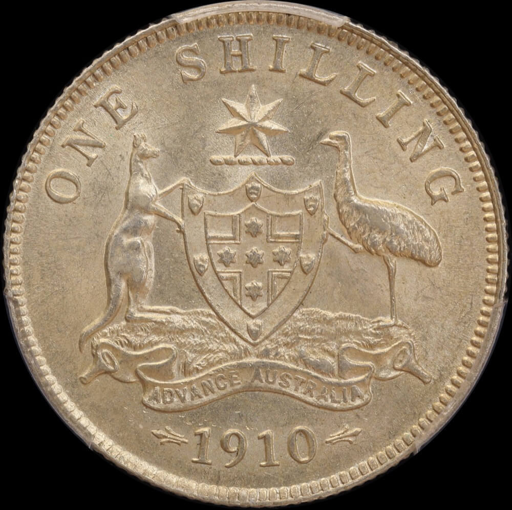 1910 Shilling Uncirculated (PCGS MS62) product image