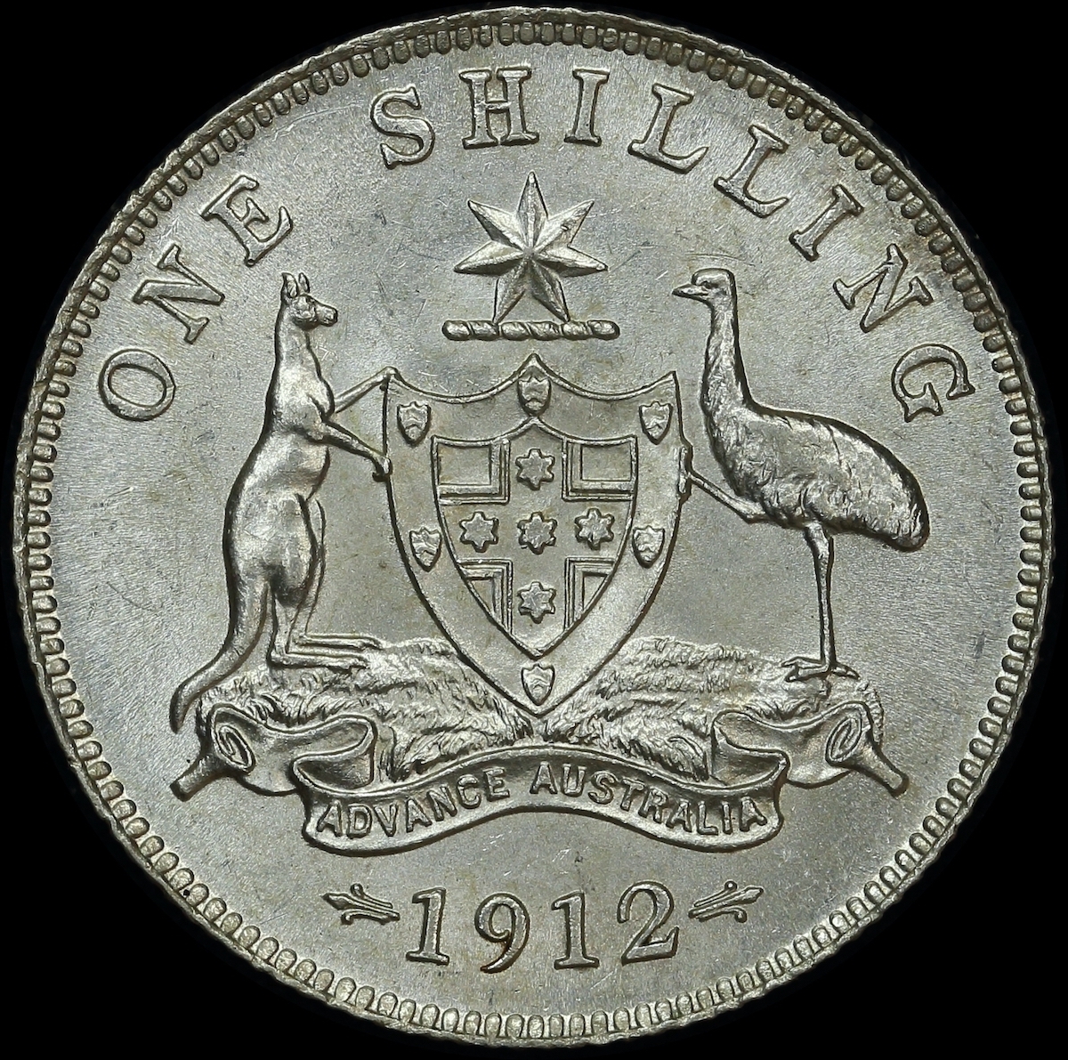 1912 Shilling Choice Unc (PCGS MS63) product image