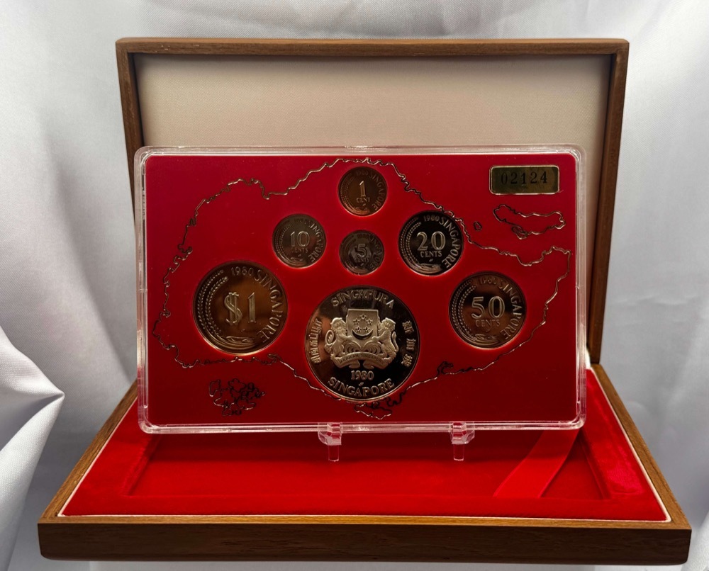 Singapore 1980 Proof Coin Set  product image