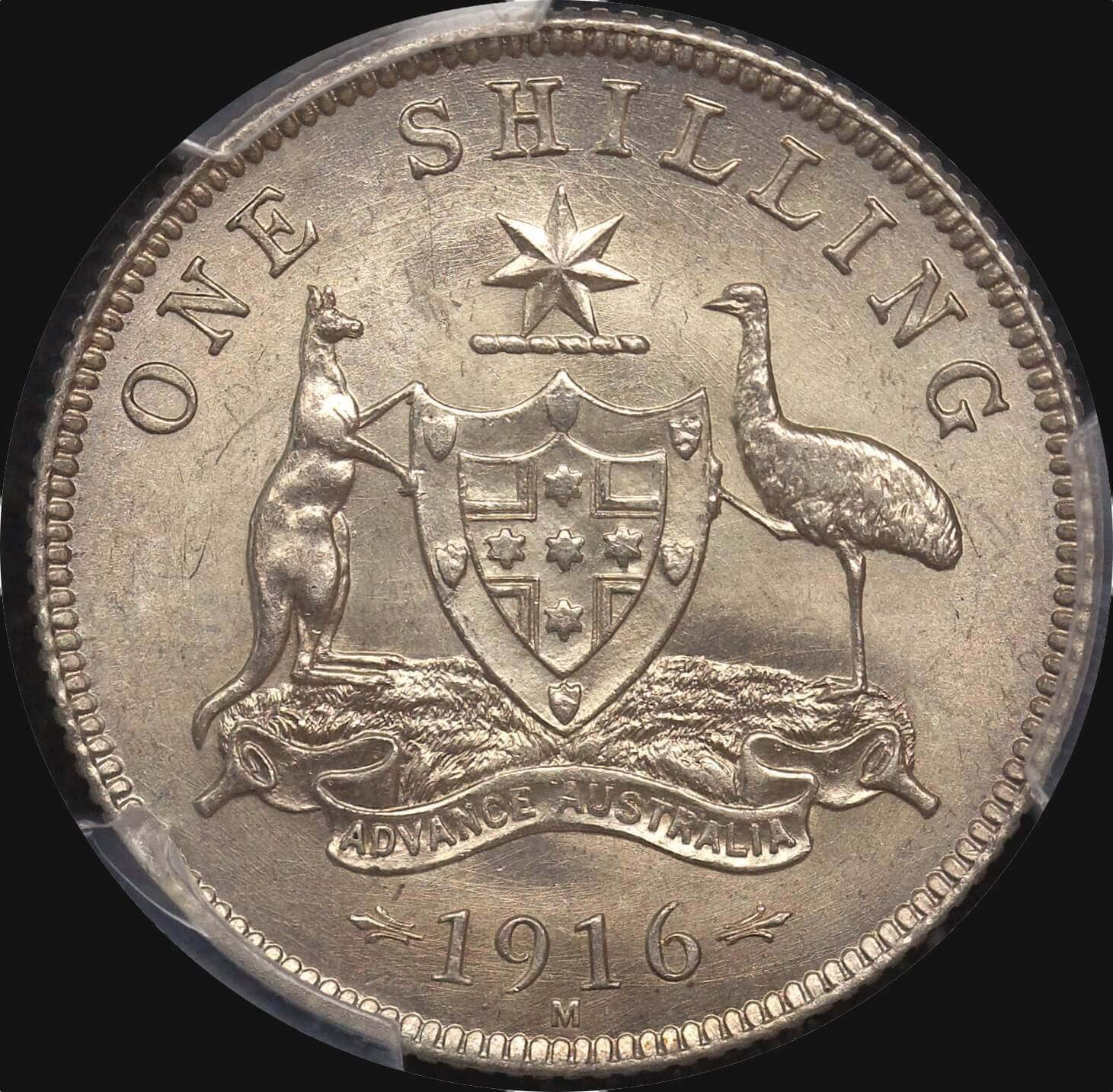 1916 Shilling PCGS MS63 product image