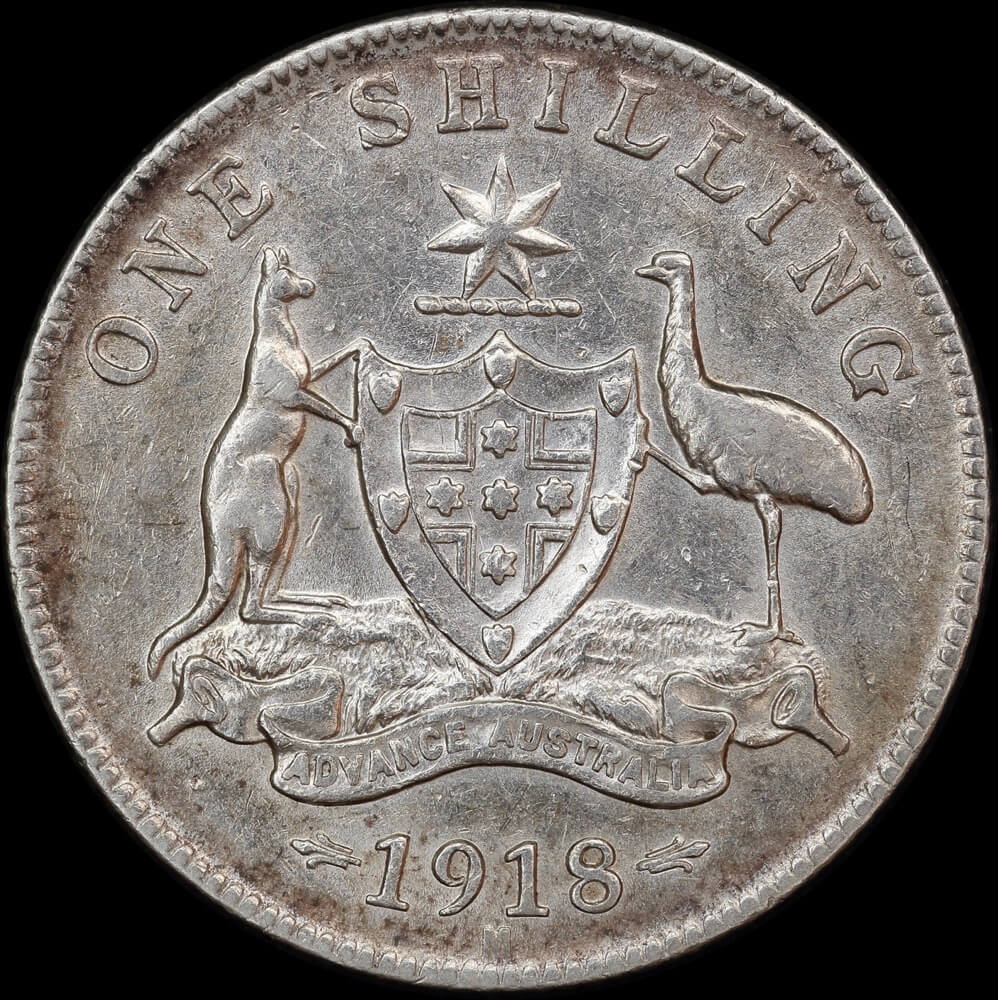 1918 Shilling Extremely Fine product image